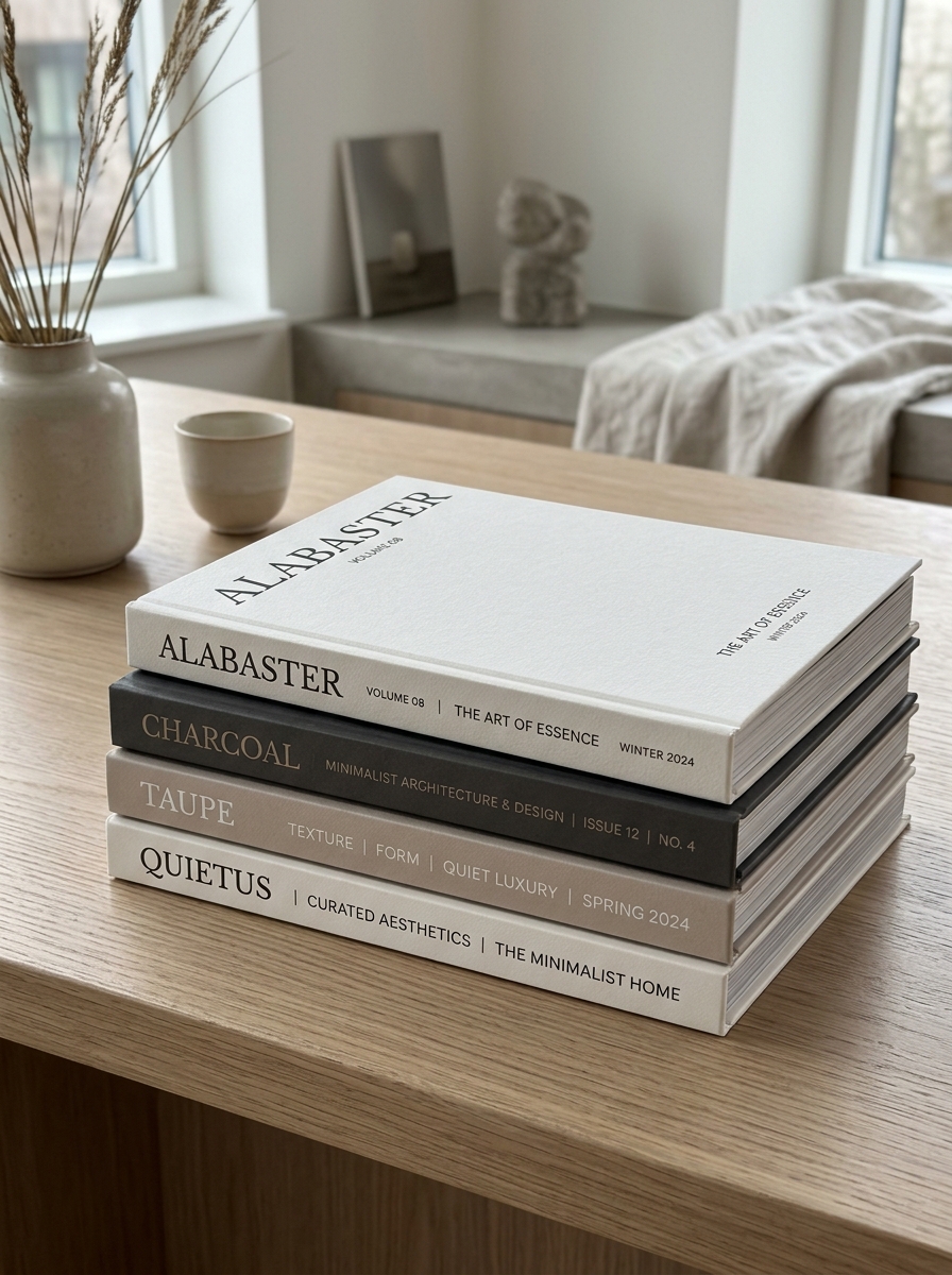 Physical mockup of the finalized Brand Book asset
