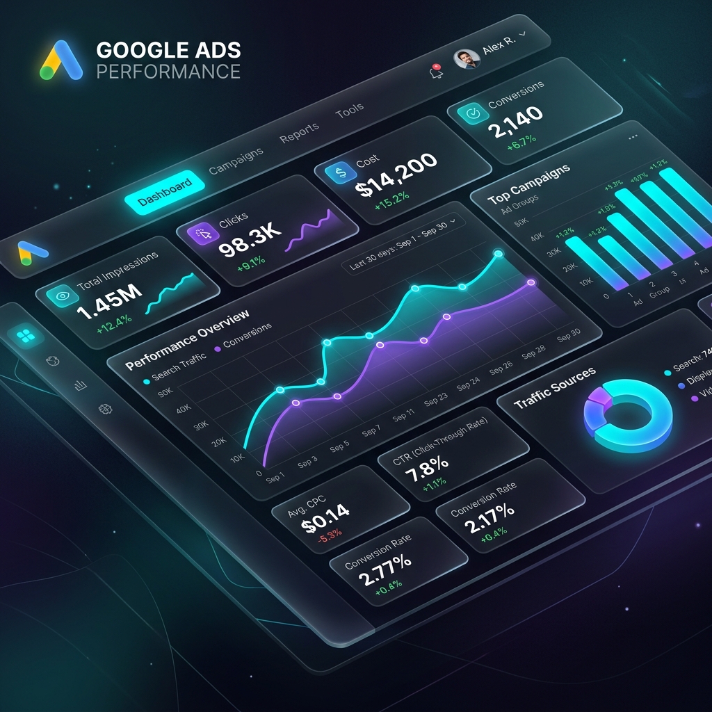 Google Advertising Dashboard
